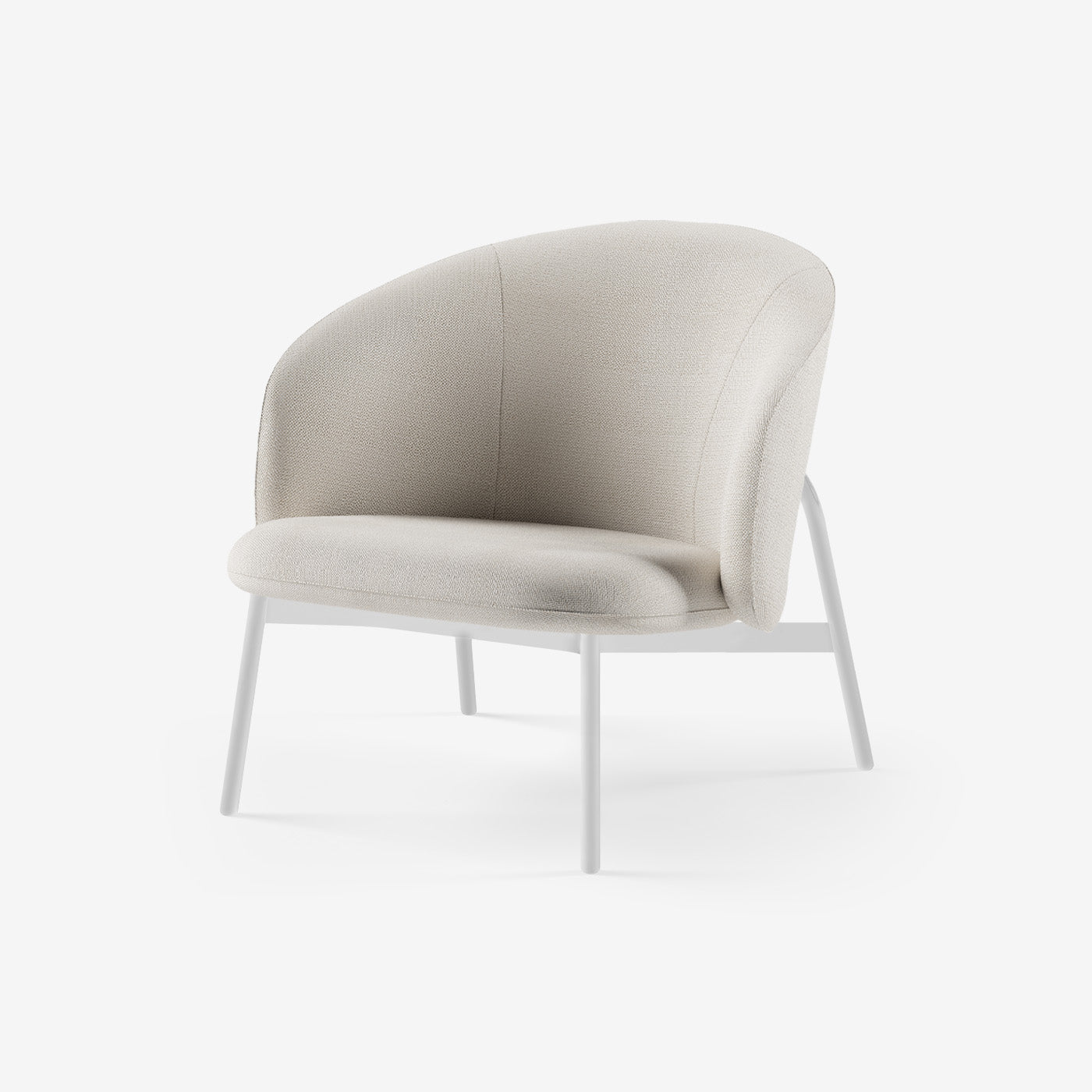 Maatje Loungesessel Weiß Savant Whisper