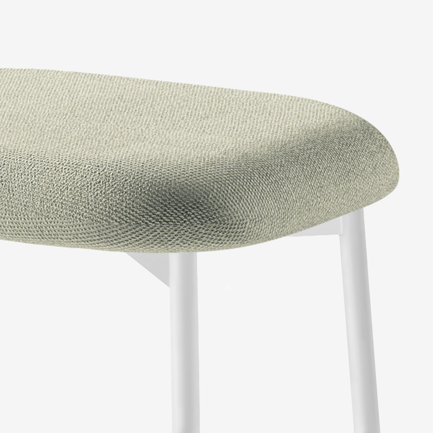 Maatje Ottoman Heritage Moss Weiss Detail