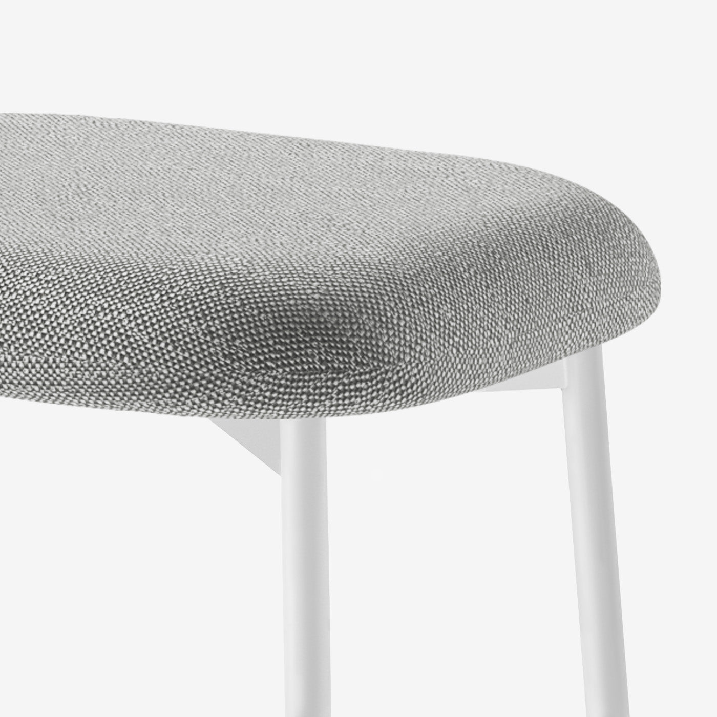 Maatje Ottoman Savant Zinc Weiß Detail