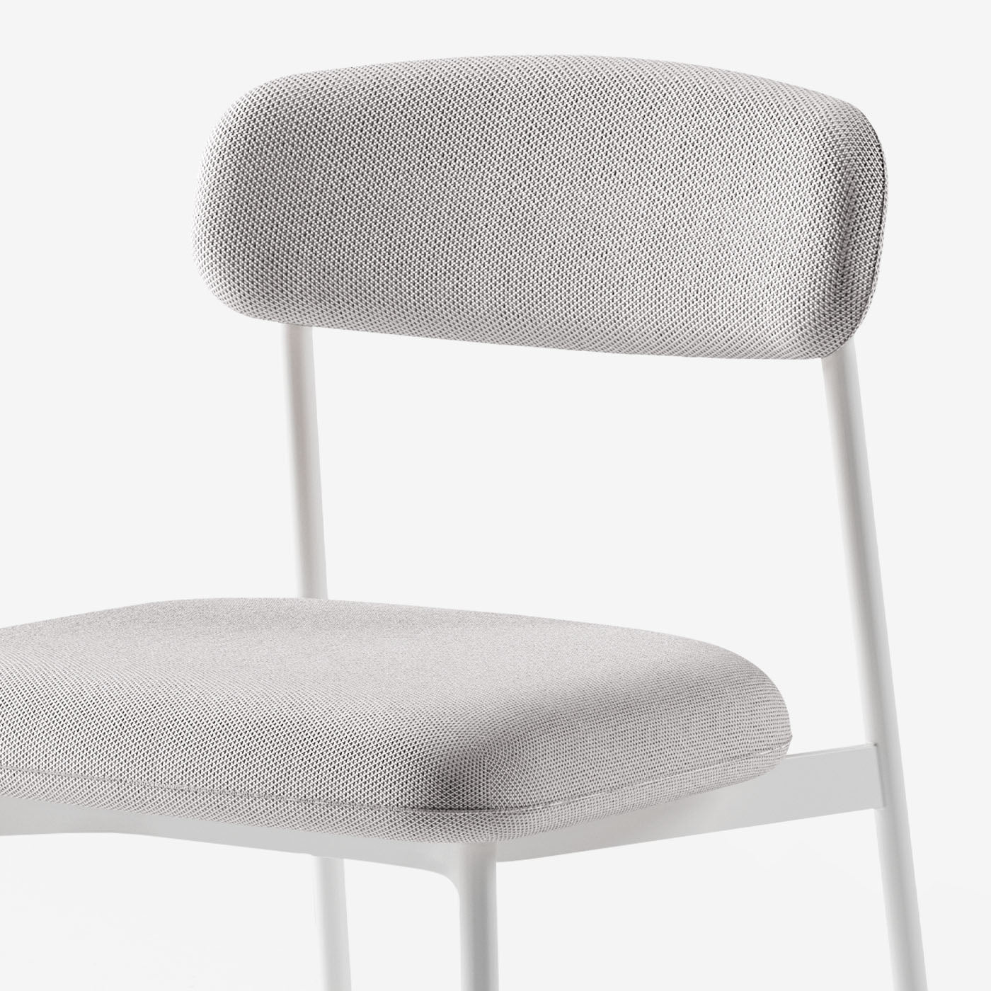 Maatje Stuhl Arc Concrete Metall Weiss Detail