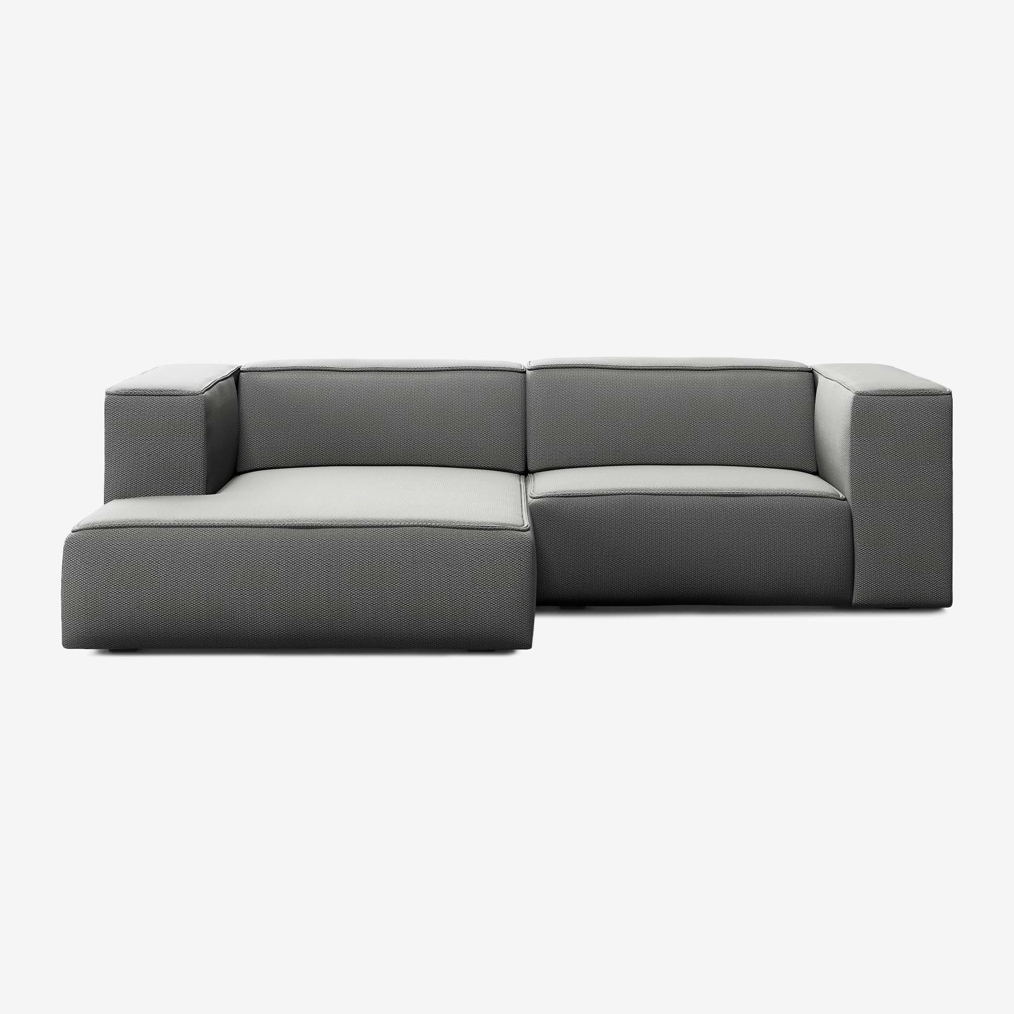 Meester Sofa 254x165 Loop Charcoal Links