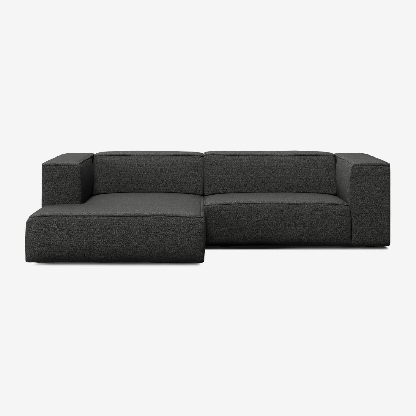 Meester Sofa 274x165 cm 4-Sitzer Links Tundra Gorilla