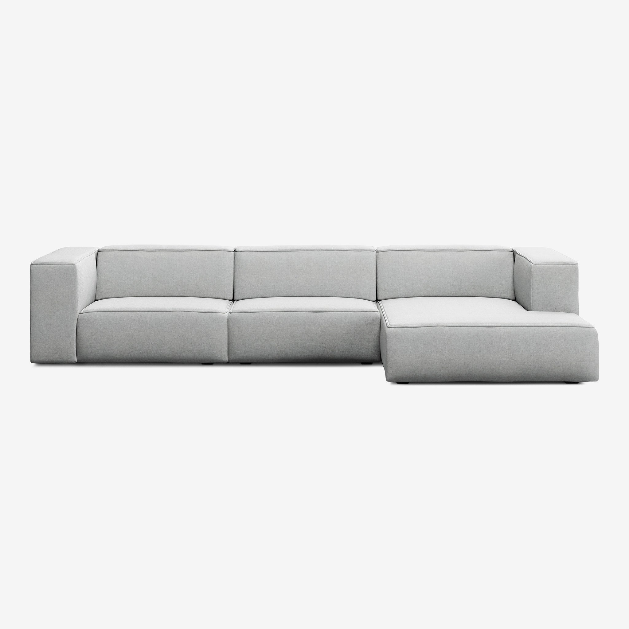 Meester Sofa 354x165 Nantes Grey Chine Rechts