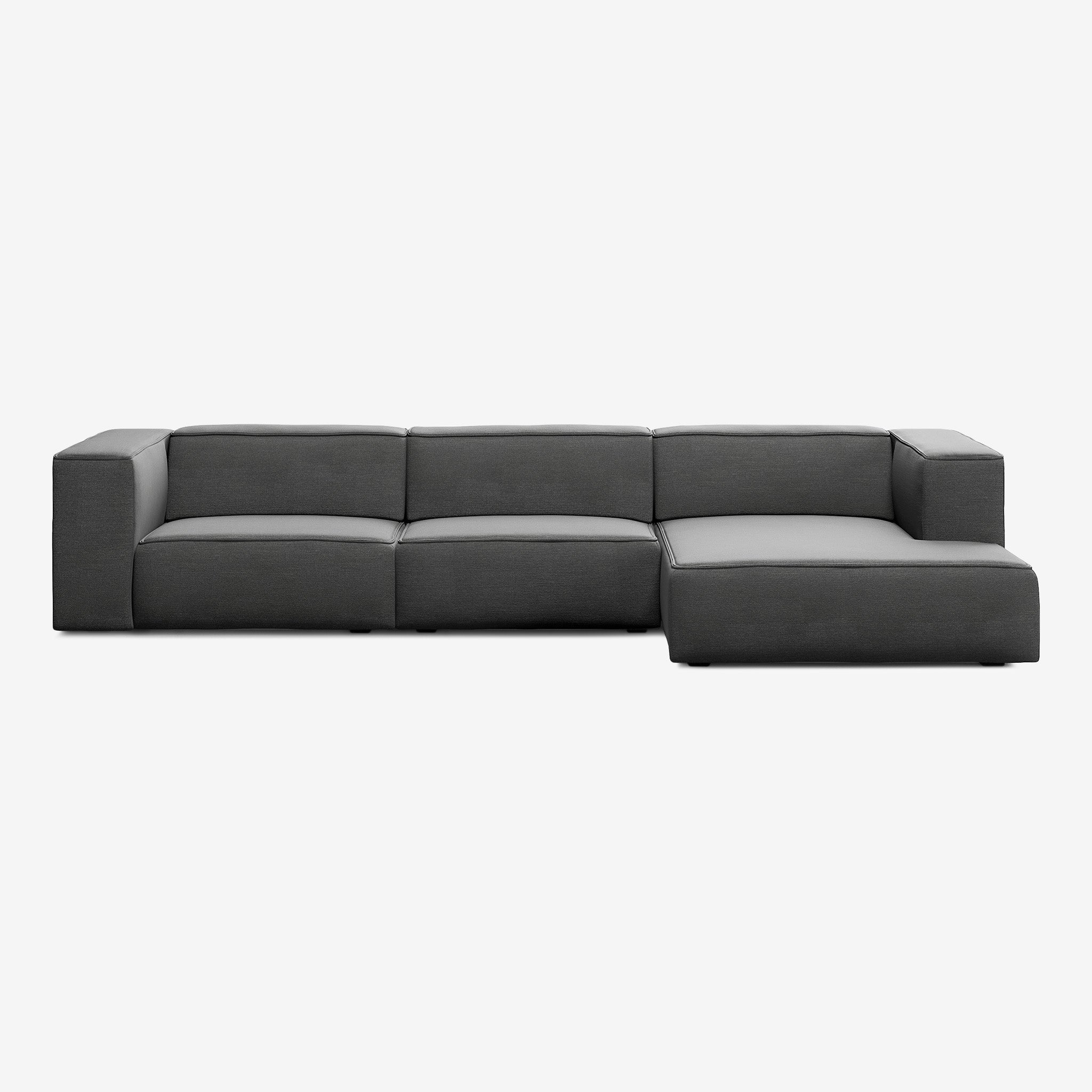Meester Sofa 354x165 Nantes Sooty Rechts