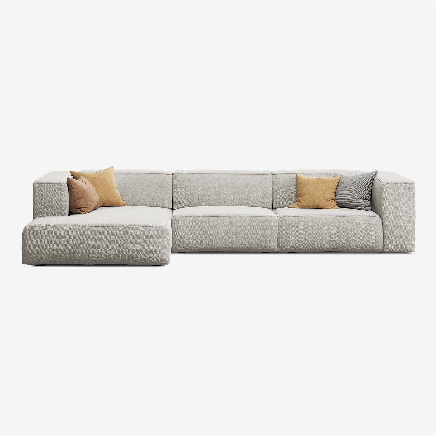Meester Sofa 354x165 cm 5-Sitzer Links Savant Grey