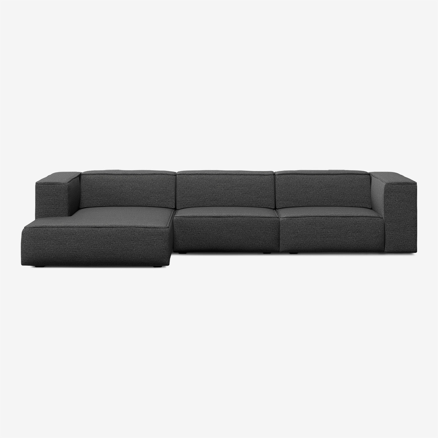 Meester Sofa 354x165 cm 5-Sitzer Links Tundra Gorilla