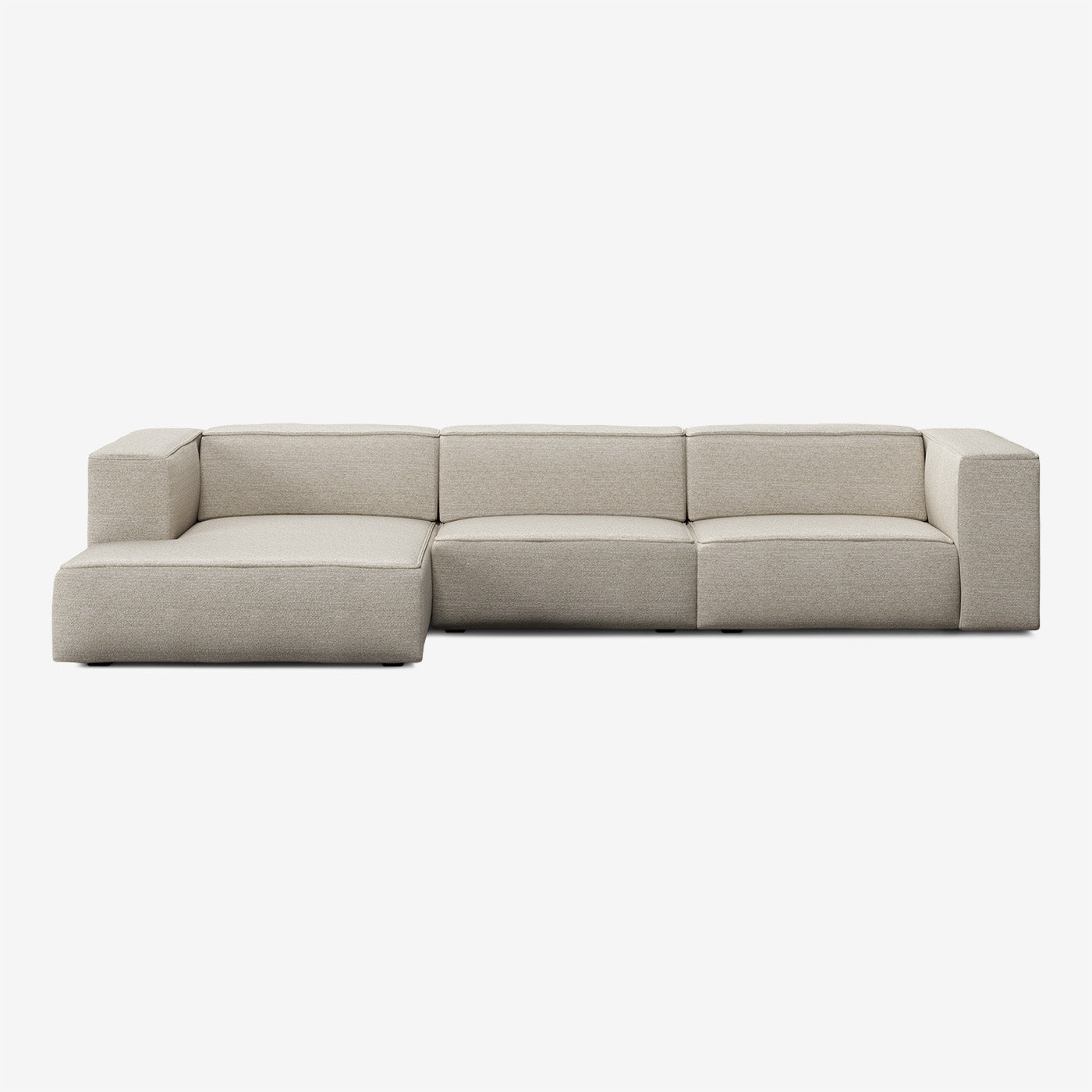 Meester Sofa 354x165 cm 5-Sitzer Links Tundra Gypsum