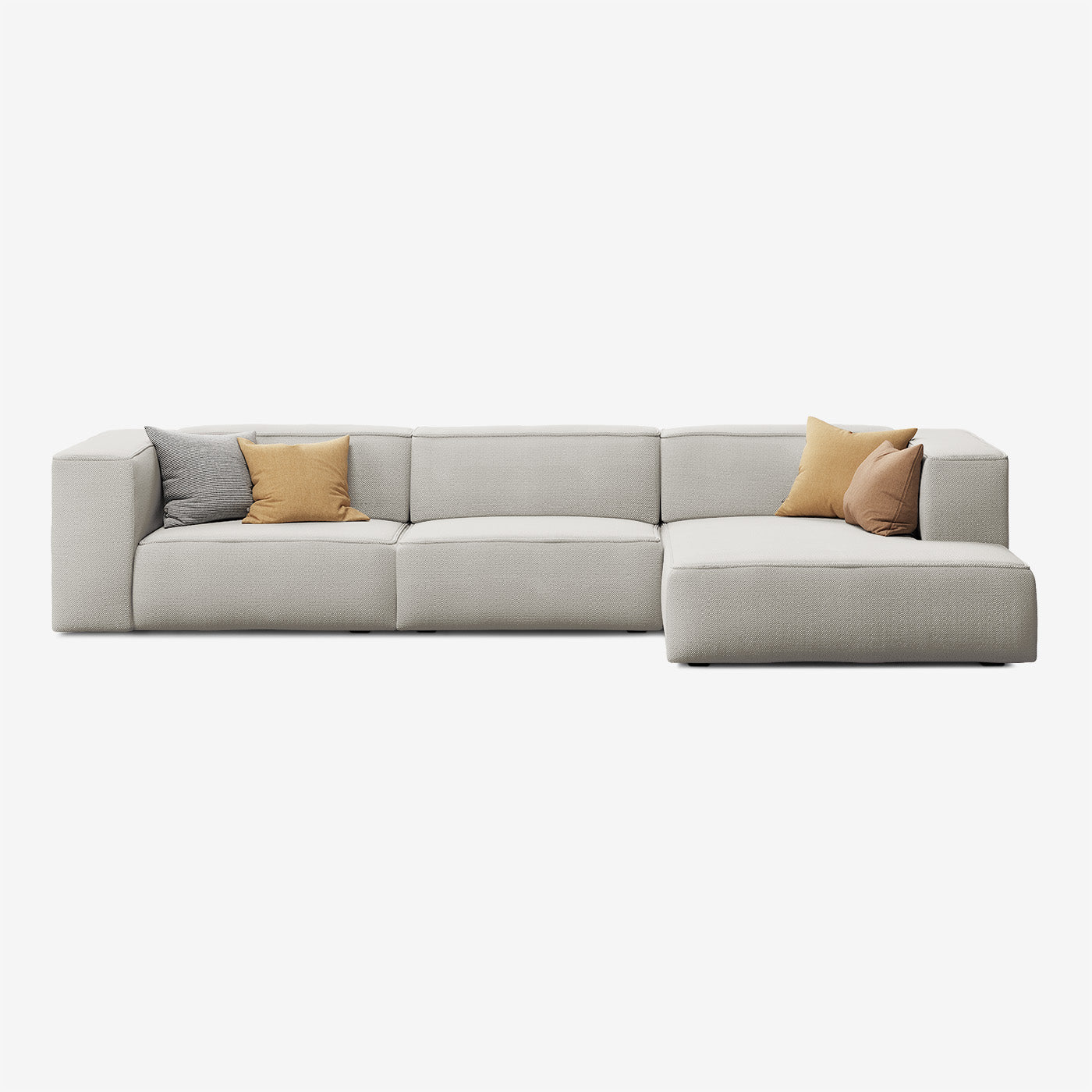 Meester Sofa 354x165 cm 5-Sitzer Rechts Savant Grey