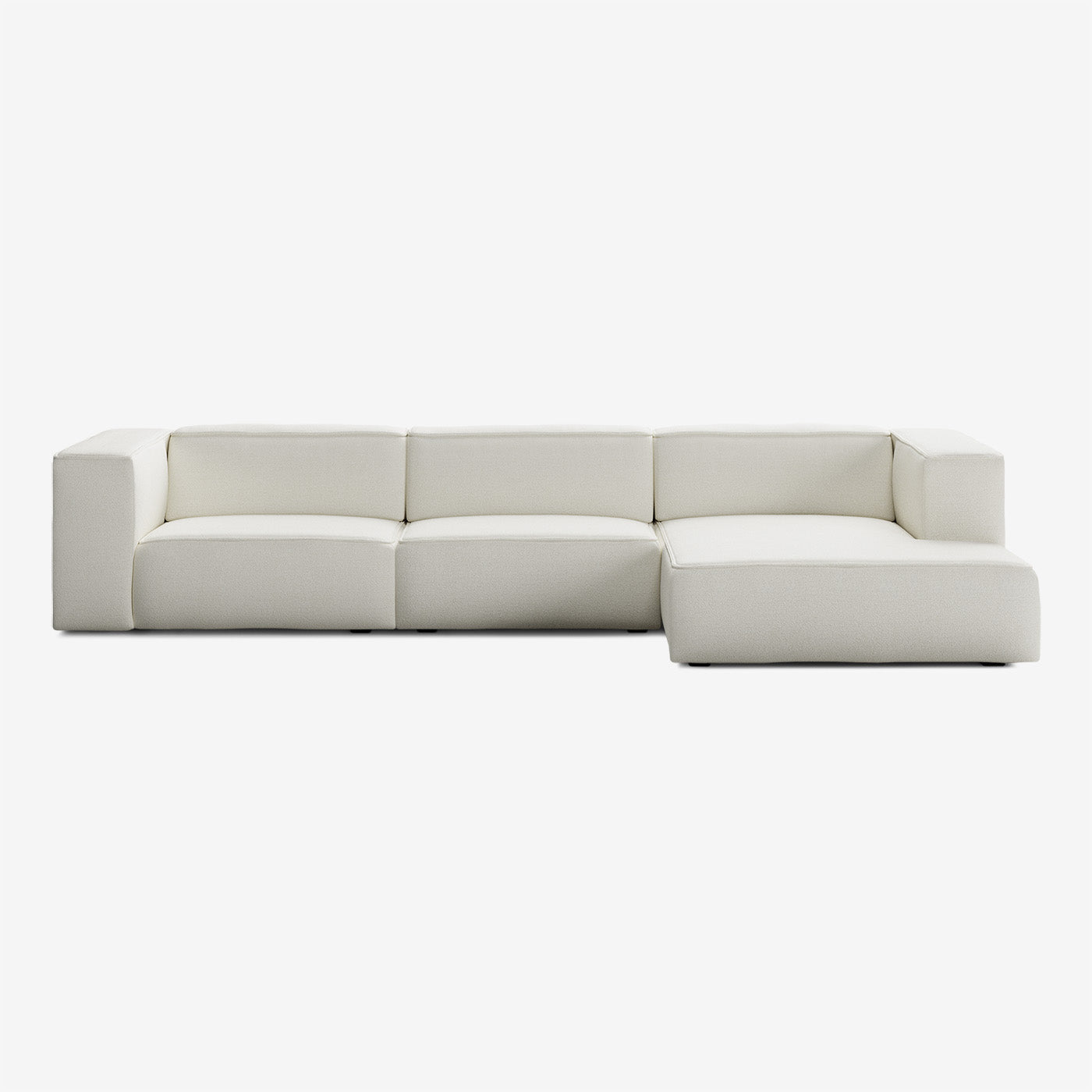 Meester Sofa 354x165 cm 5-Sitzer Rechts Tundra Swan