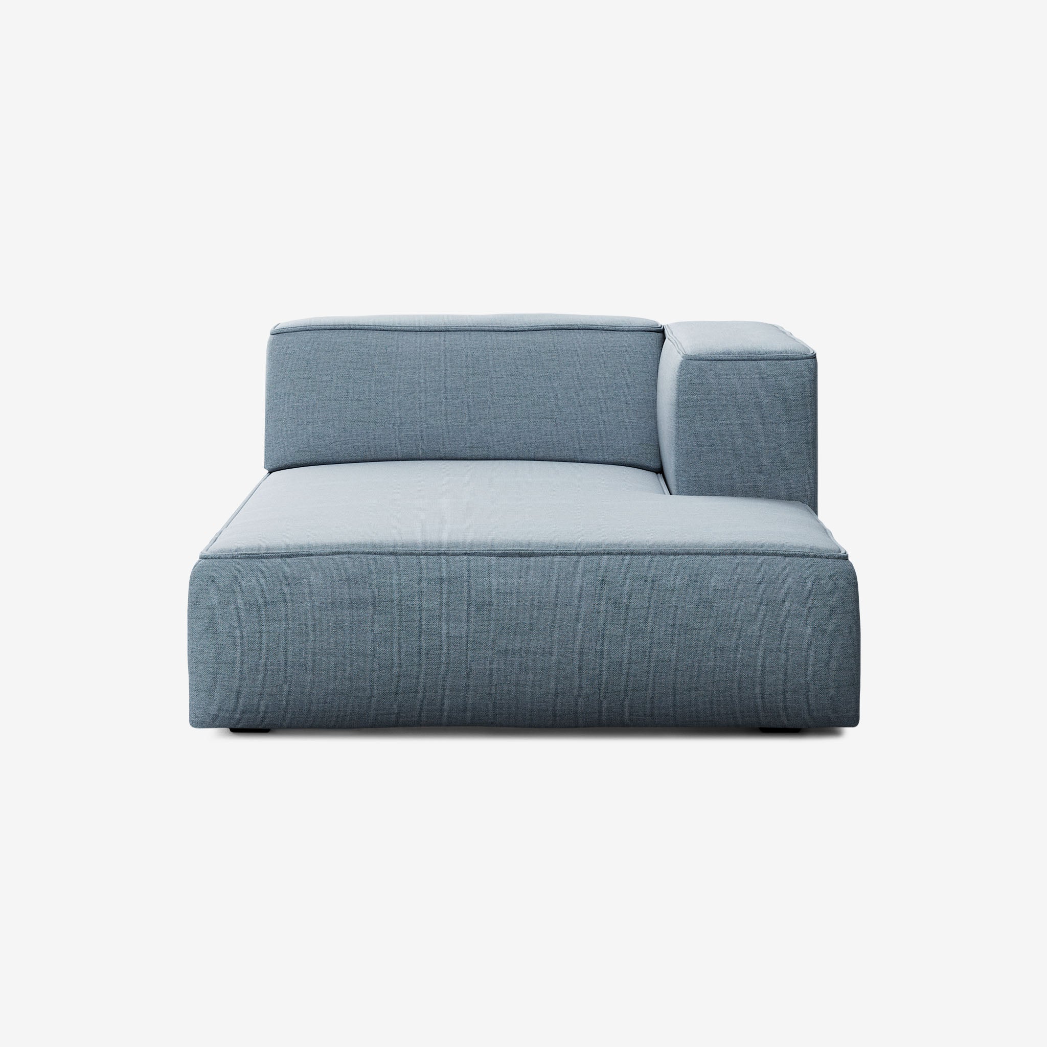 Meester Sofa Divan Groß Rechts Nantes Carbon Sky