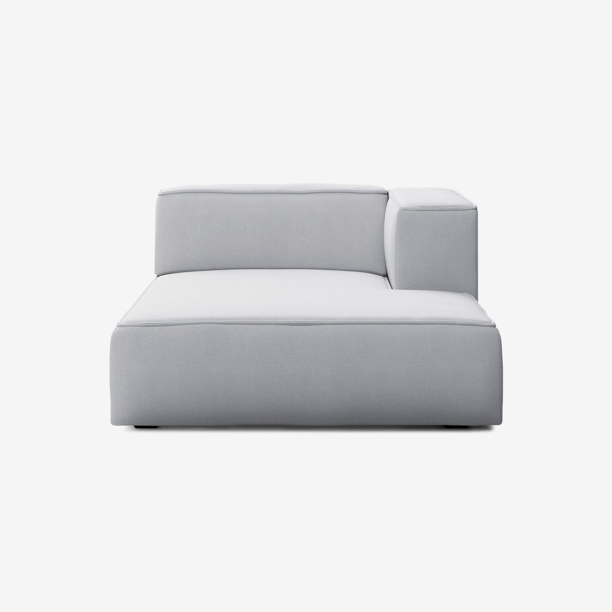 Meester Sofa Divan Groß Rechts Nantes Grey Chine