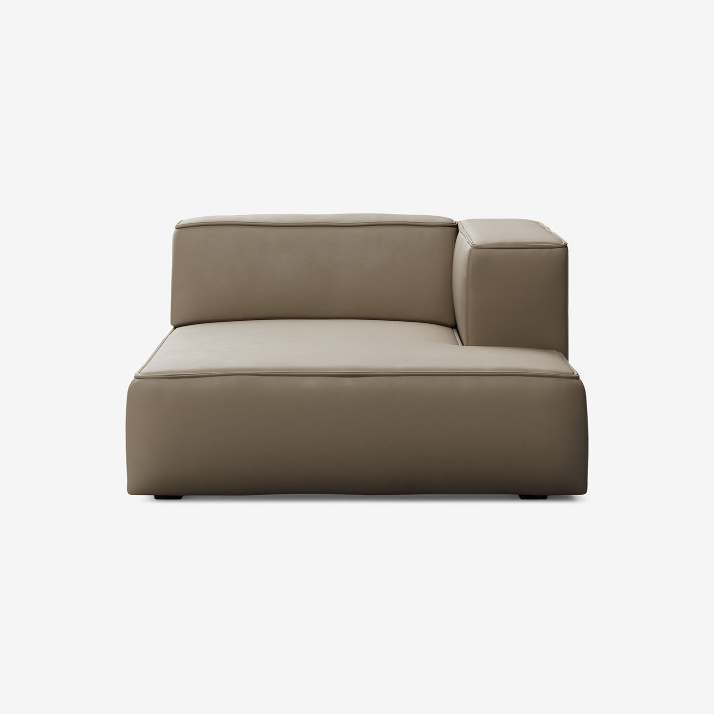 Meester Sofa Divan Rechts Leder Truffle