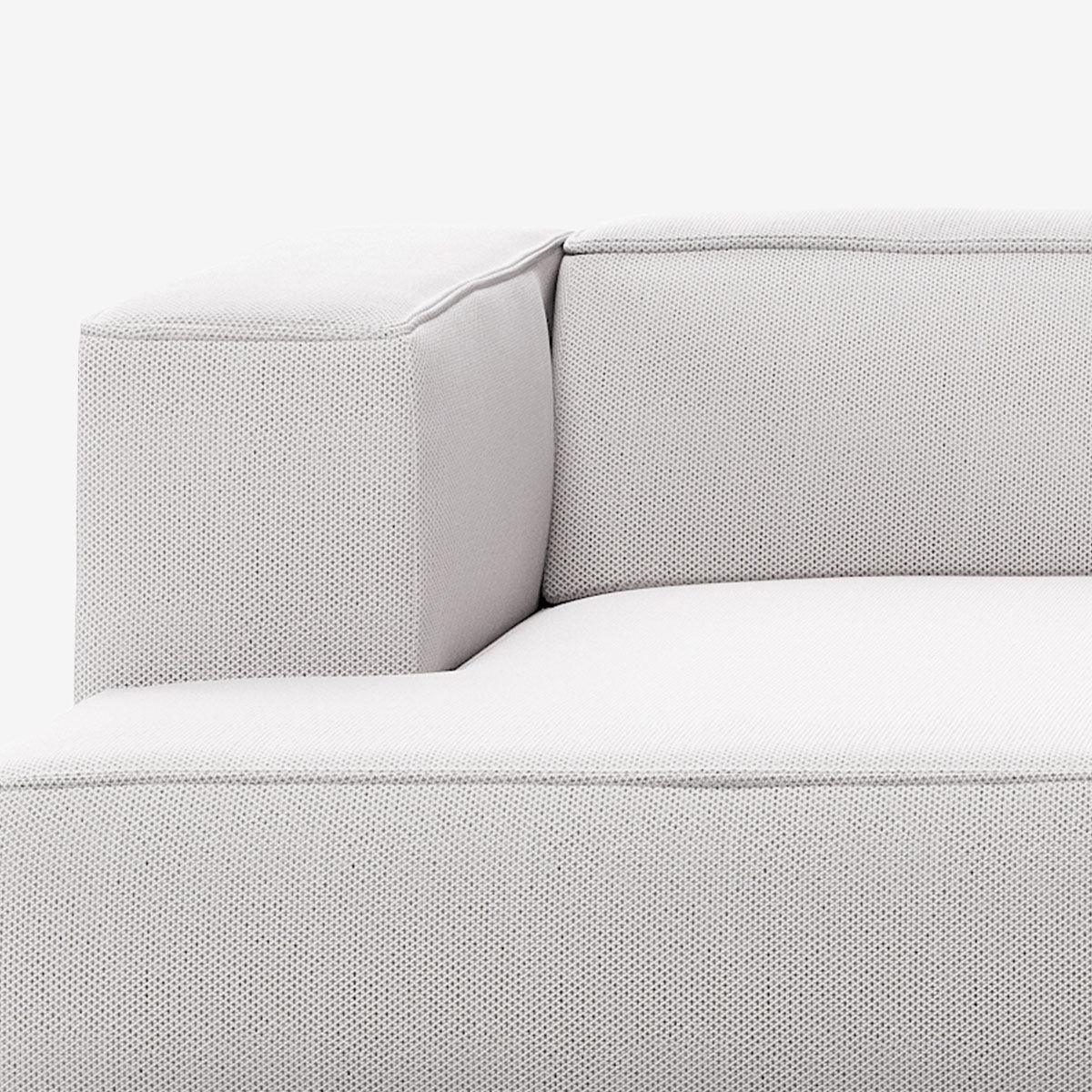 Meester Sofa Divan mit Armlehne links Arc Concrete Detail