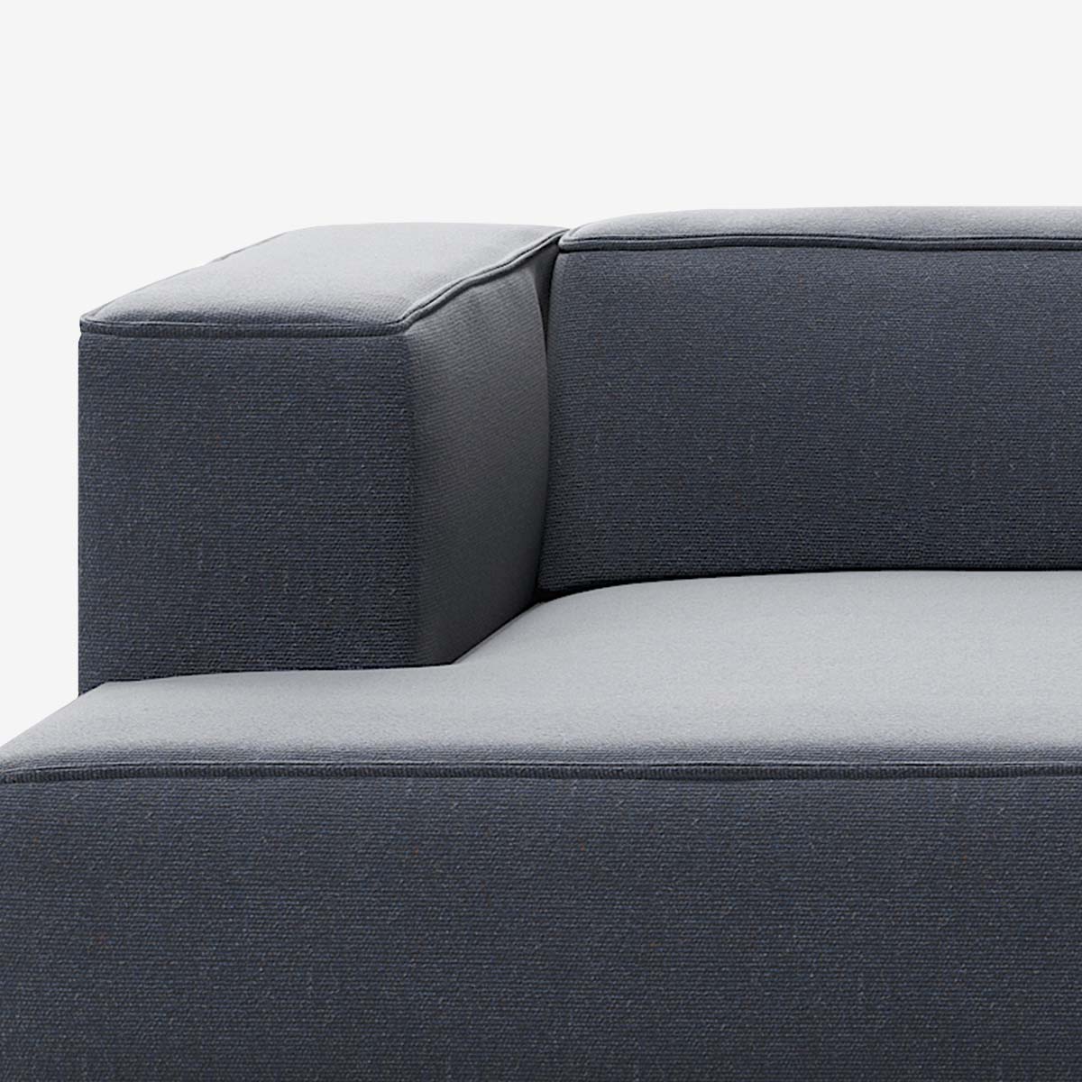Meester Sofa Divan mit Armlehne links Heritage Indigo Detail