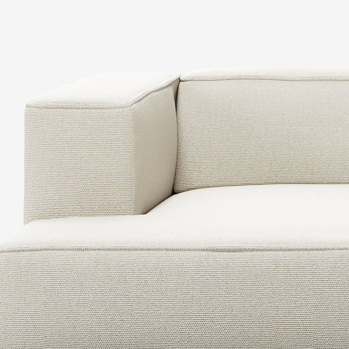 Meester Sofa Divan mit Armlehne links Heritage Papyrus Detail
