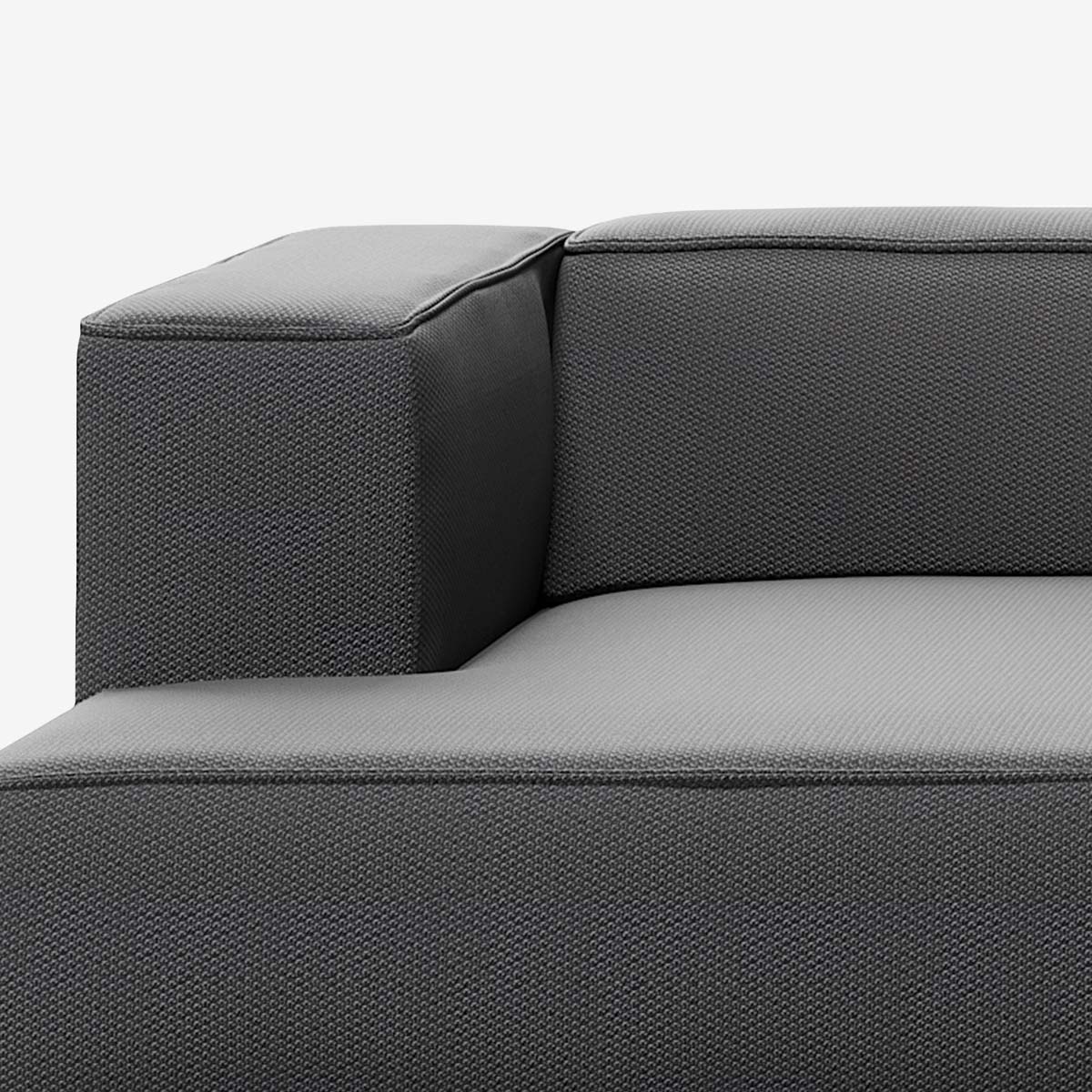 Meester Sofa Divan mit Armlehne links Loop Shadow Detail