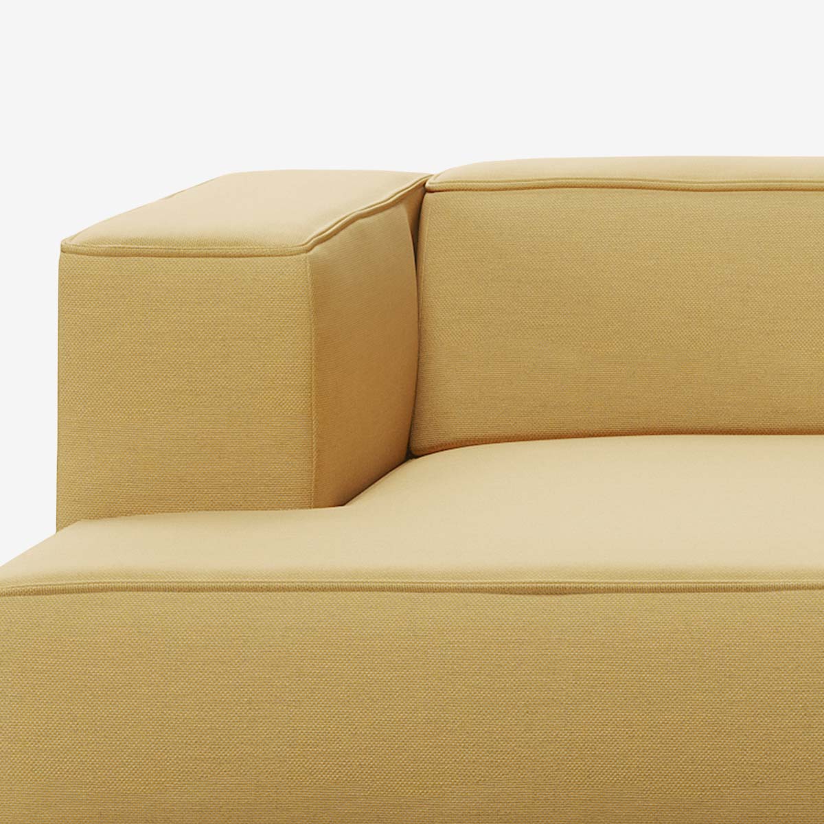 Meester Sofa Divan mit Armlehne links Nantes Sunlight Detail