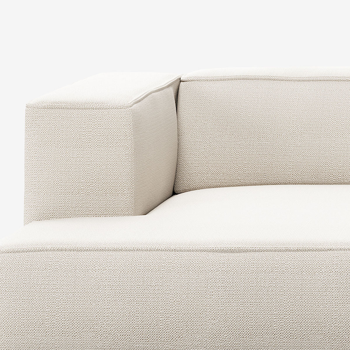 Meester Sofa Divan mit Armlehne links Savant Whisper Detail