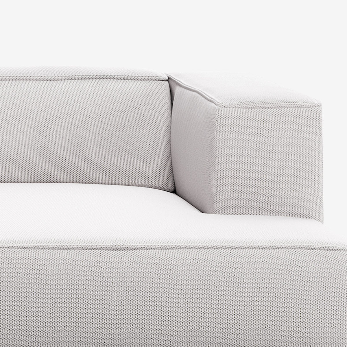Meester Sofa Divan mit Armlehne rechts Arc Concrete Detail