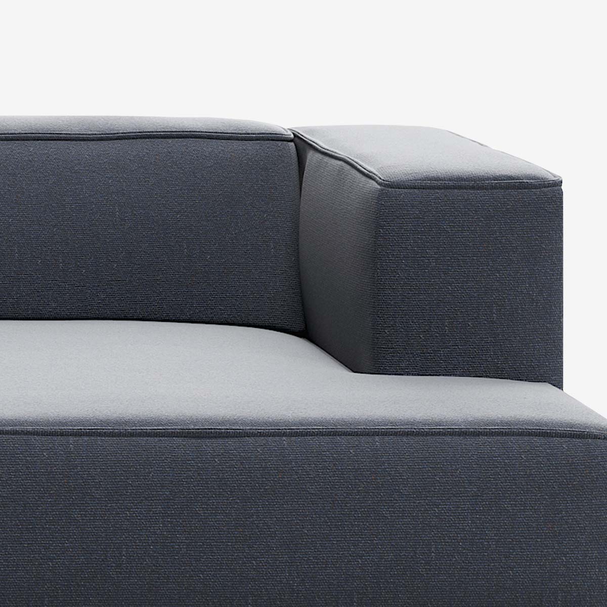 Meester Sofa Divan mit Armlehne rechts Heritage Indigo Detail