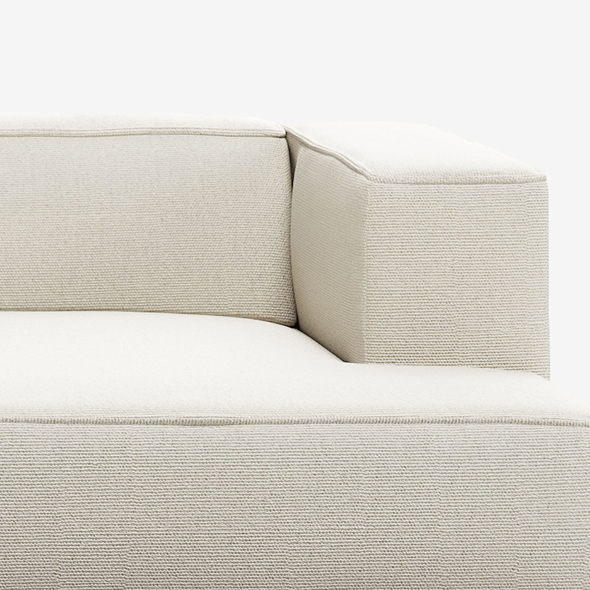 Meester Sofa Divan mit Armlehne rechts Heritage Papyrus Detail