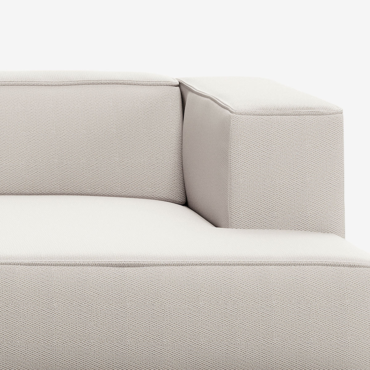 Meester Sofa Divan mit Armlehne rechts Loop Marble Detail