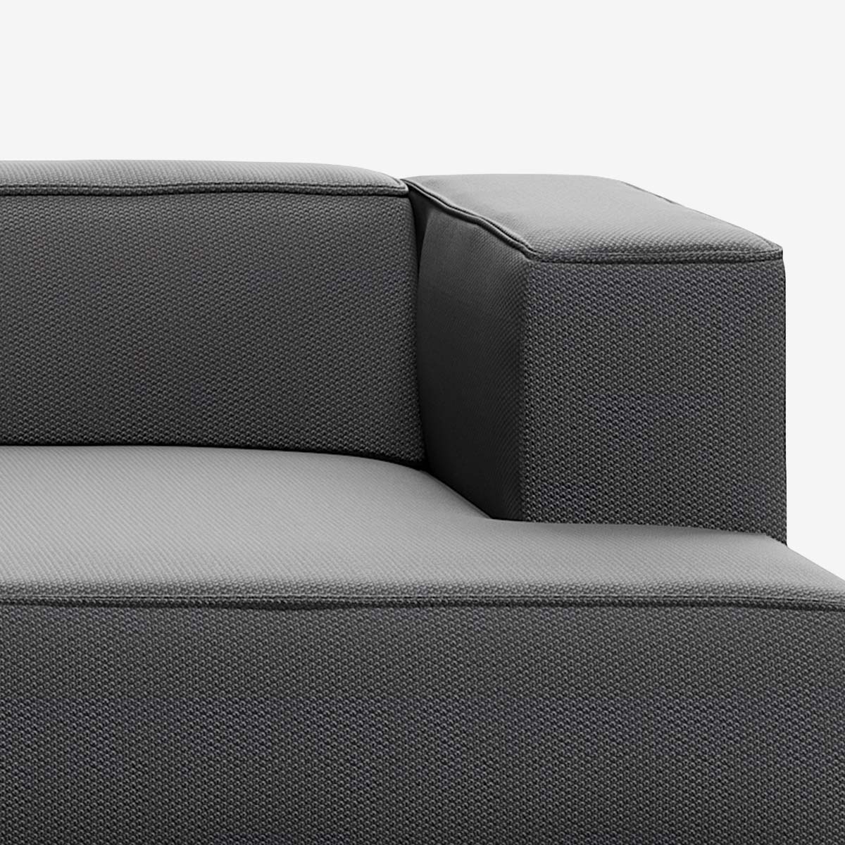 Meester Sofa Divan mit Armlehne rechts Loop Shadow Detail