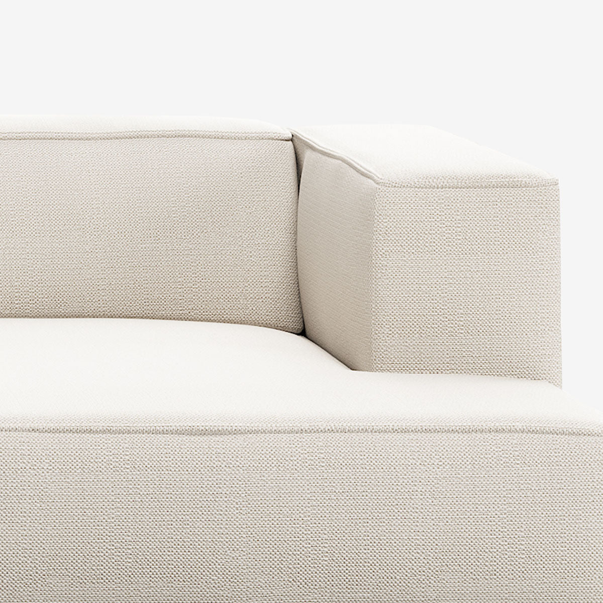 Meester Sofa Divan mit Armlehne rechts Savant Whisper Detail
