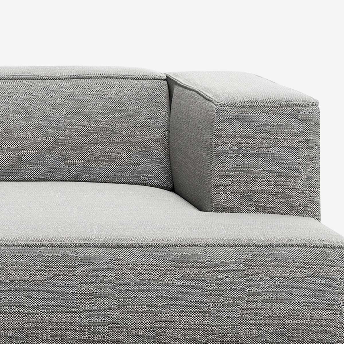 Meester Sofa Divan mit Armlehne rechts Savant Zinc Detail