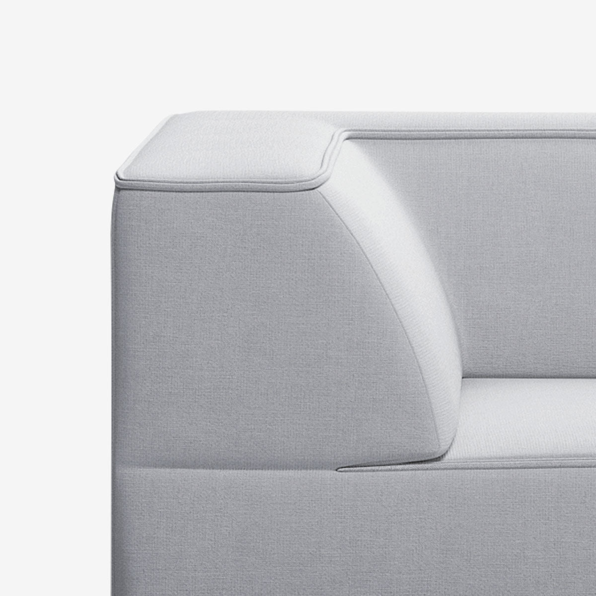 Meester Sofa Ecke Nantes Grey Chine Detail