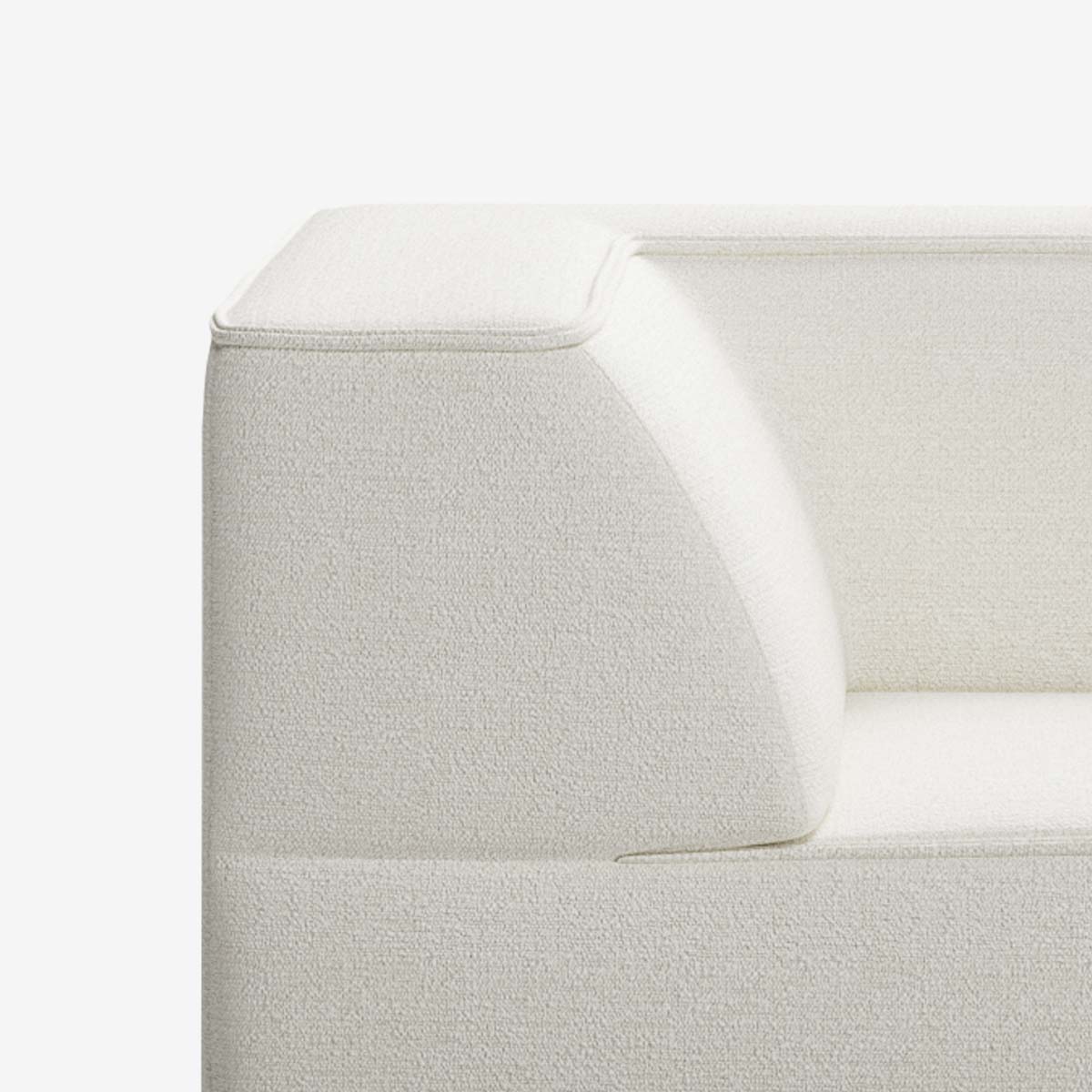 Meester Sofa, Ecke, Tundra Swan, Detail