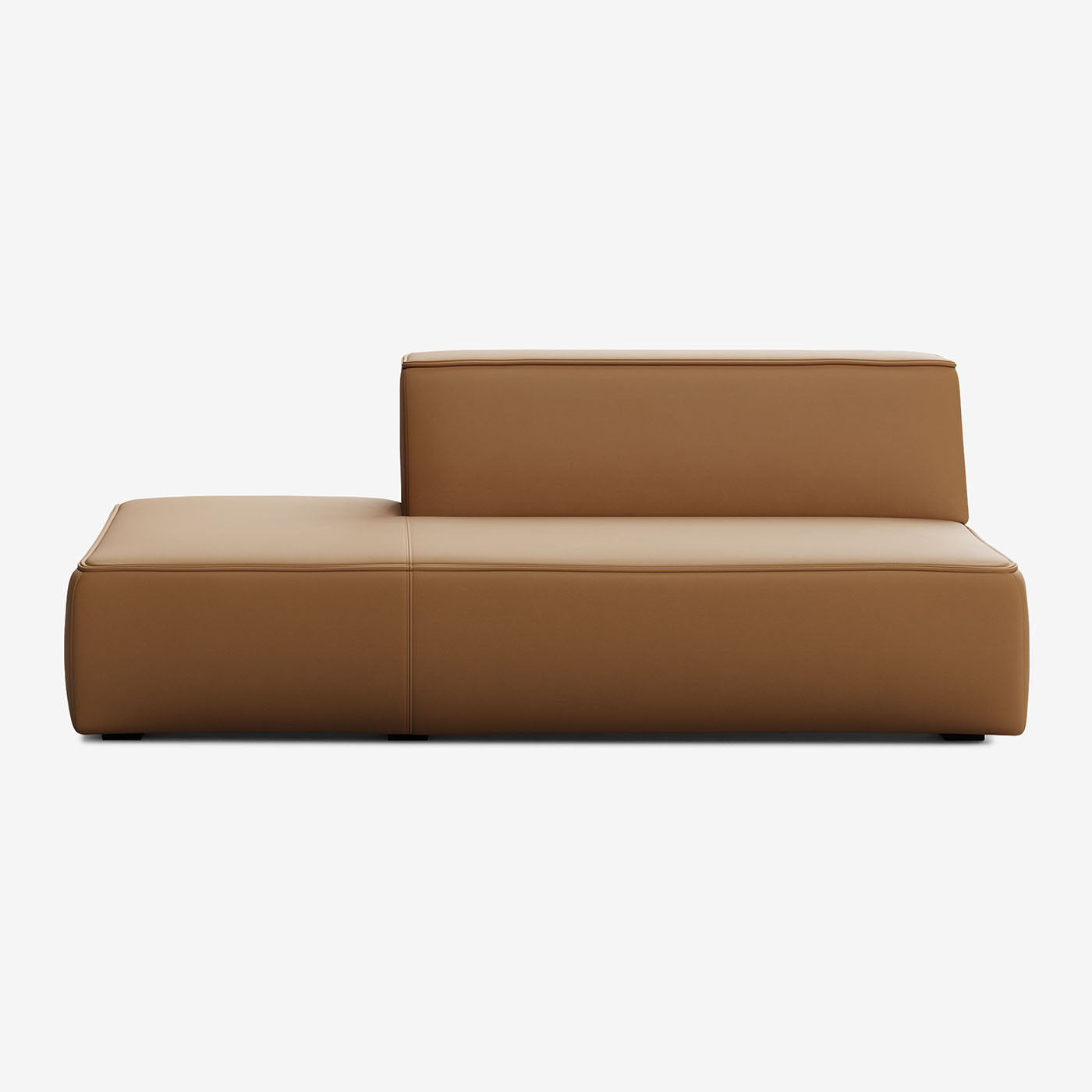 Meester Sofa Lounge Groß Links Leder Walnut
