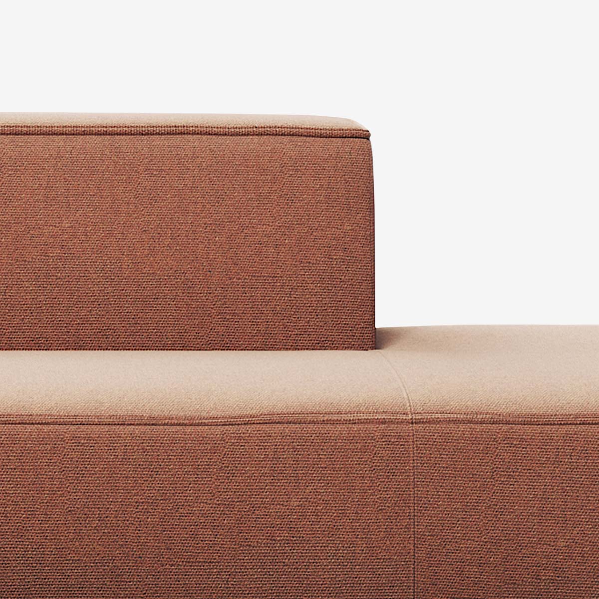 Meester Sofa Lounge rechts Heritage Rust Detail