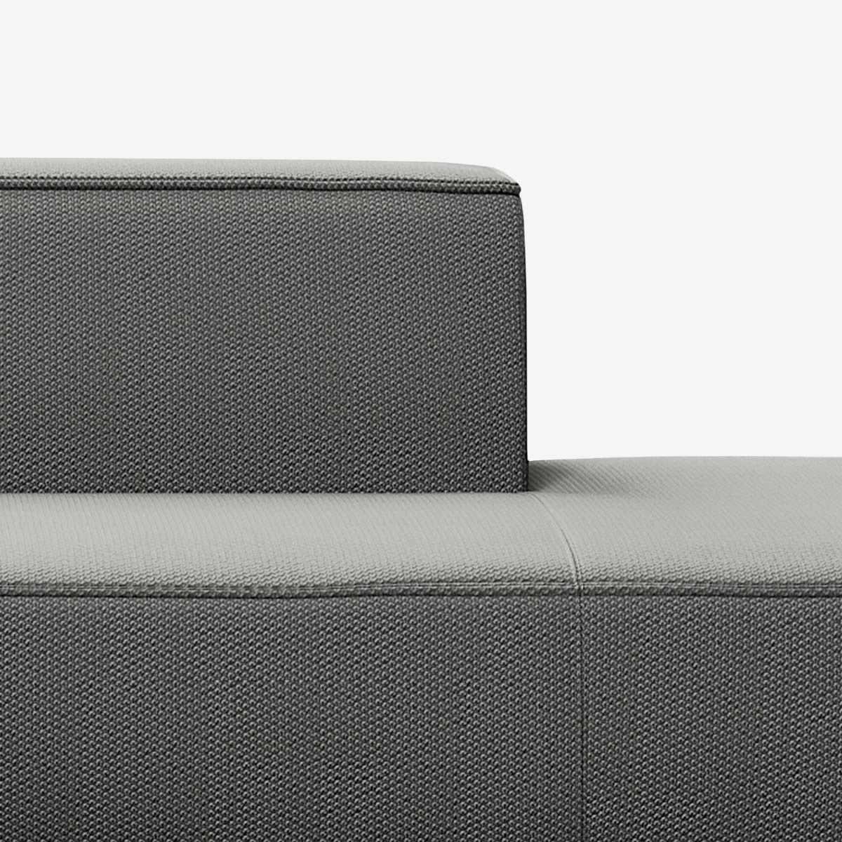 Meester Sofa Lounge rechts Loop Charcoal Detail