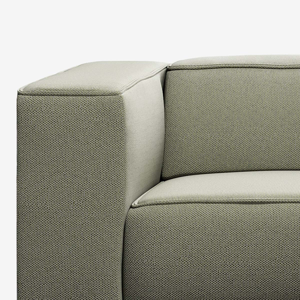 Meester Sofa linke Armlehne Arc Oxide Detail