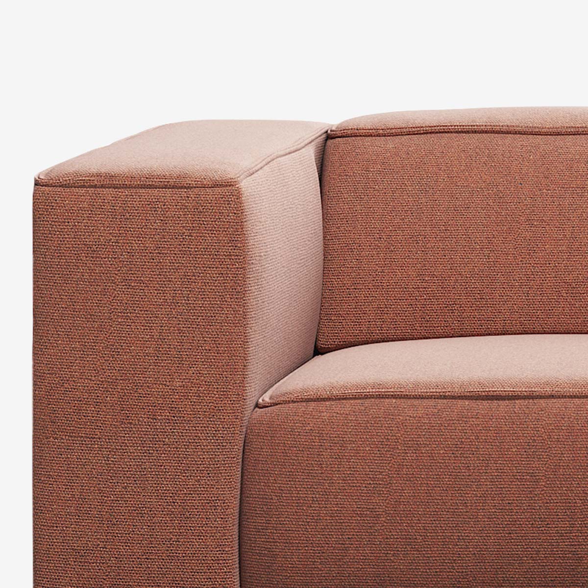 Meester Sofa linke Armlehne Heritage Rust Detail