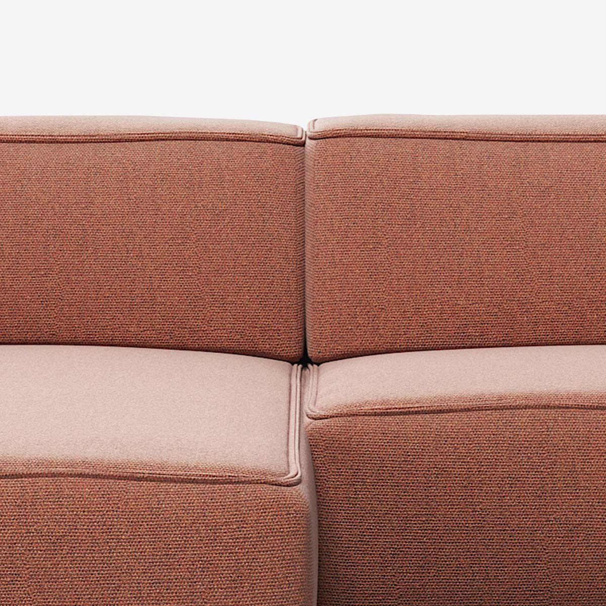 Meester Sofa linker Divan Heritage Rust Detail