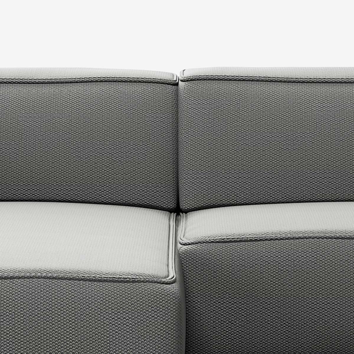 Meester Sofa linker Divan Loop Charcoal Detail