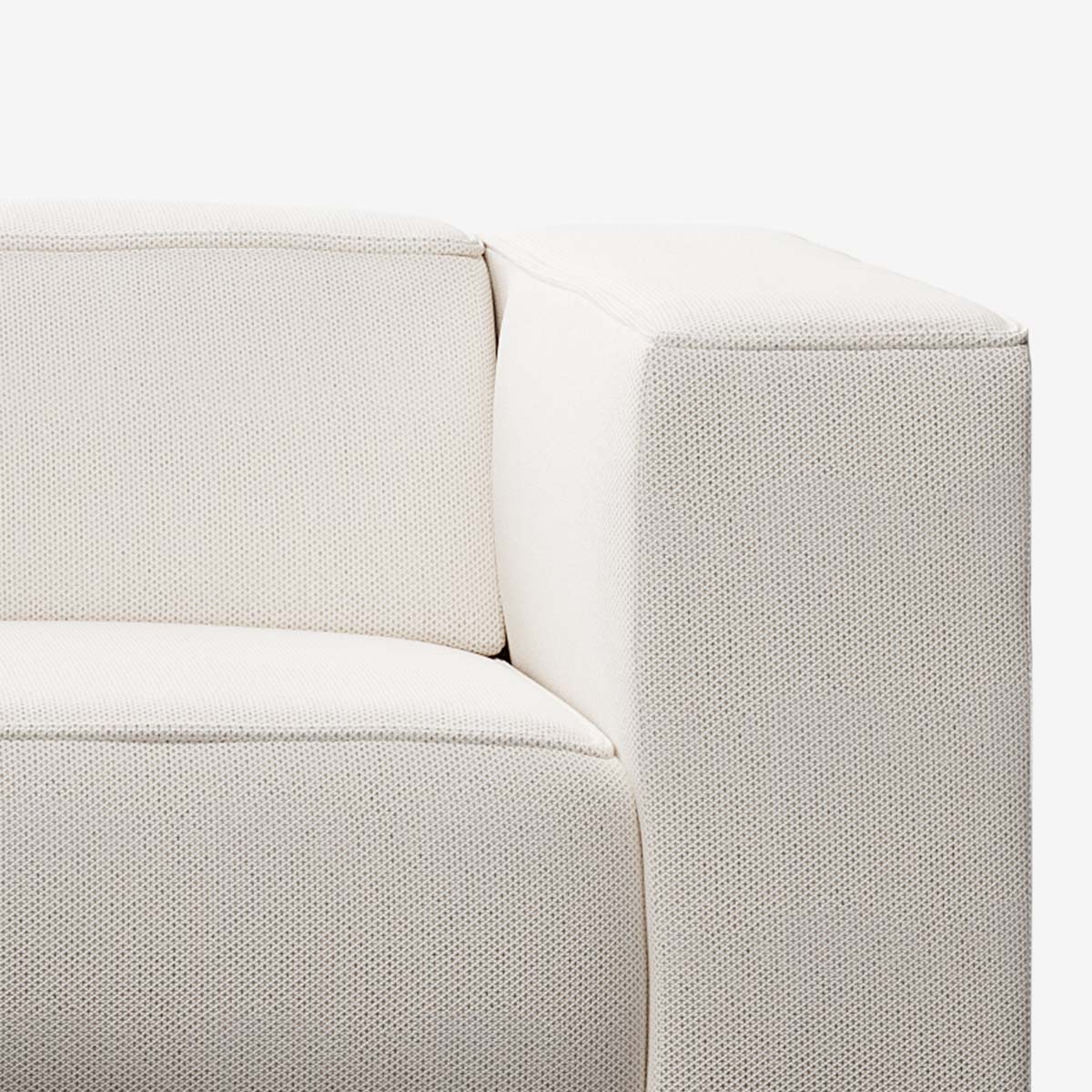 Meester Sofa rechte Armlehne Arc Frame Detail