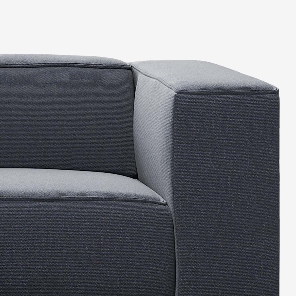 Meester Sofa rechte Armlehne Heritage Indigo Detail