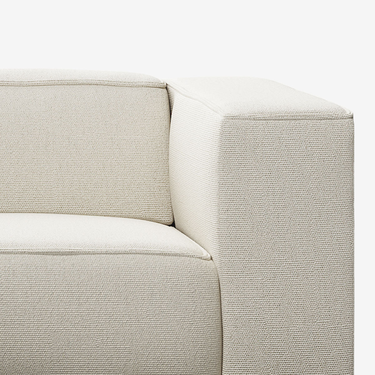 Meester Sofa rechte Armlehne Heritage Papyrus Detail