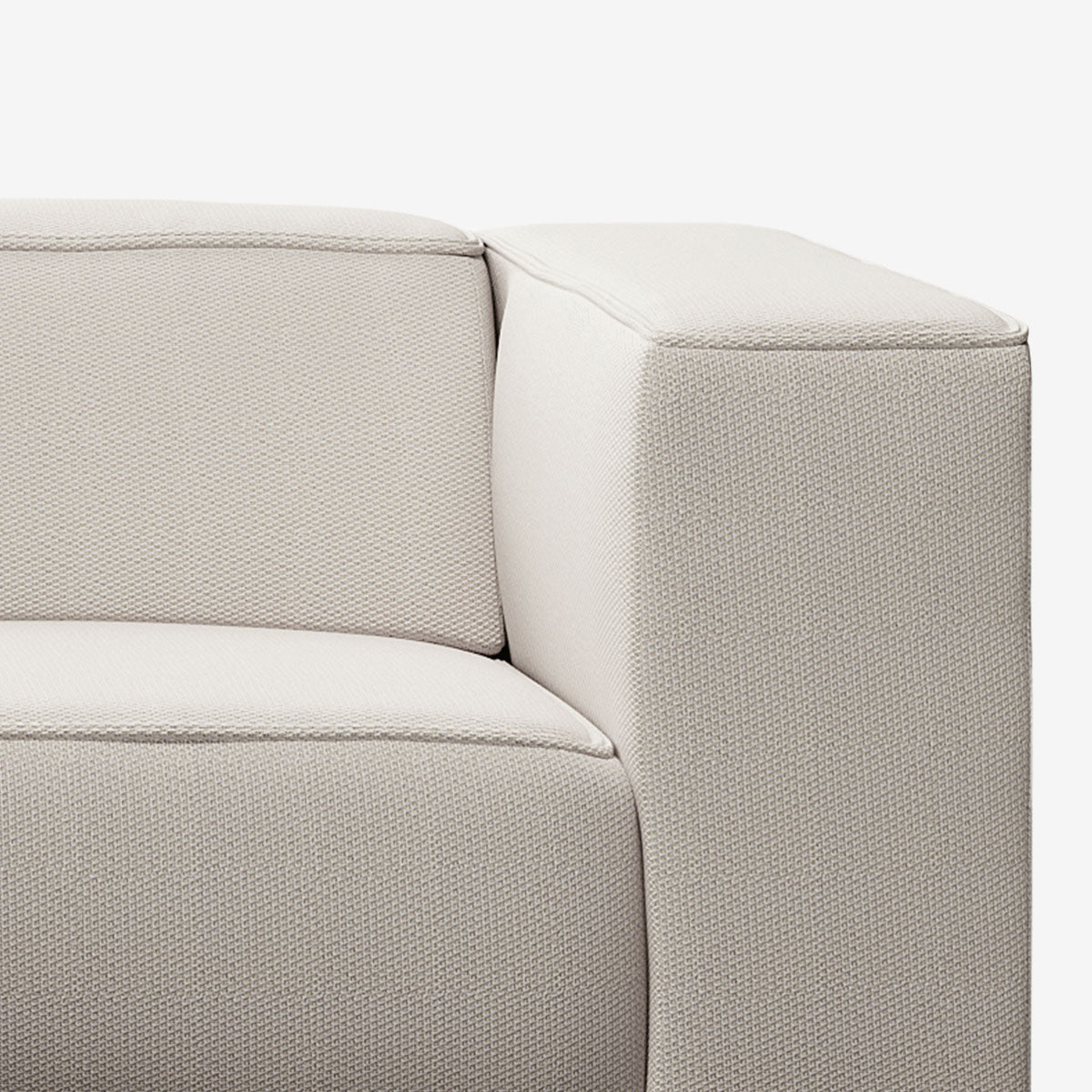Meester Sofa rechte Armlehne Loop Marble Detail