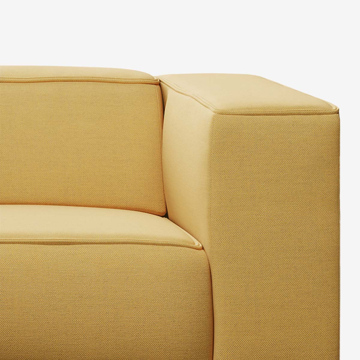 Meester Sofa rechte Sunlight Nantes Amber Detail