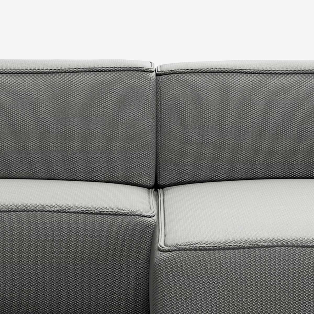 Meester Sofa rechter Divan Loop Charcoal Detail