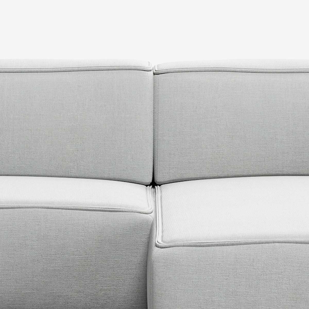 Meester Sofa rechter Divan Nantes Grey Chine Detail