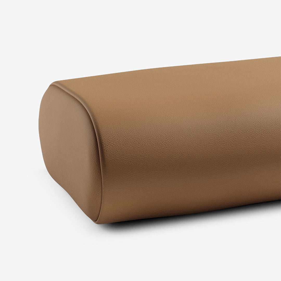 Nackenkissen Leder Walnut Detail 01