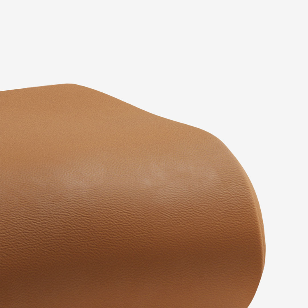 Nackenkissen Leder Cognac Detail 02