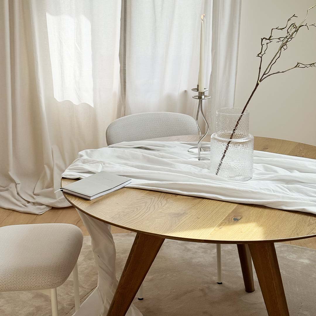 One House by you - Hielke Esstisch Rund Cinnamon