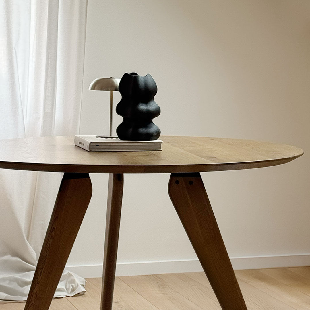 One House by you - Hielke Rund Esstisch Cinnamon