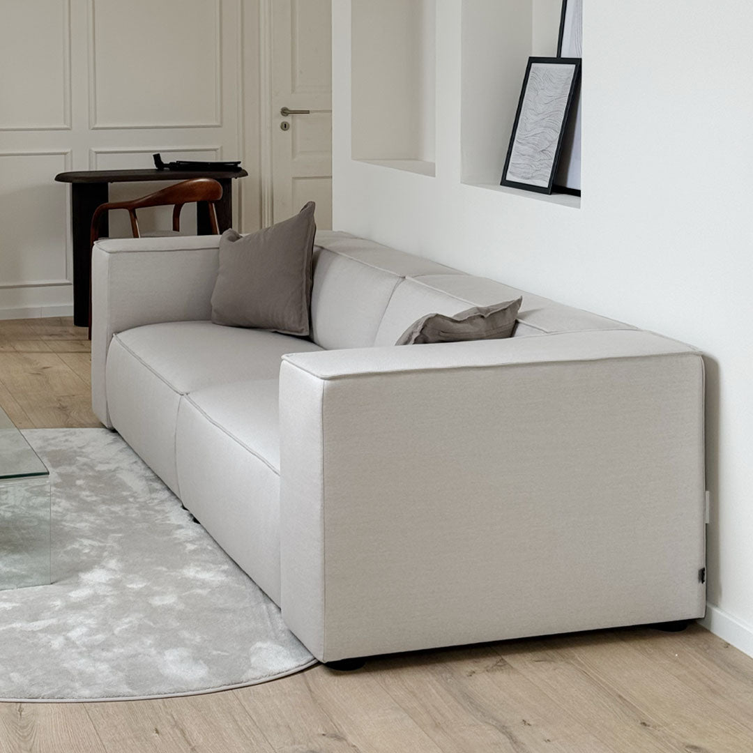 One House by you - Meester Sofa in Nantes Linen Chalk 254x100 cm